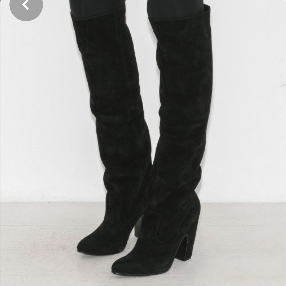 NWT Ulla Johnson Sloane boot in Noir Suede size 39 - Picture 2 of 15